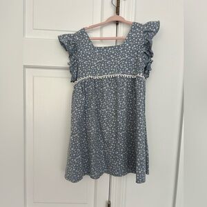 Blue Starry Kids Dress - Dadati beautiful Spanish brand-